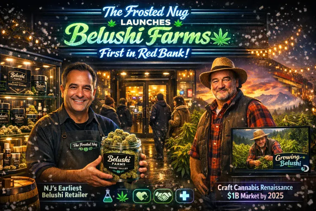 The Frosted Nug Launches Belushi Farms, Elevating Craft Cannabis in Red Bank