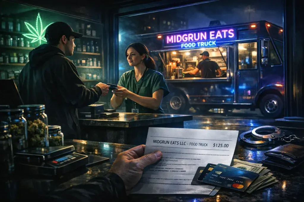 Blüm Dispensary Masks Credit Card Purchases as Food Truck Sales