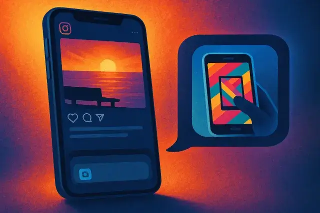How to use Instagram photos in comments
