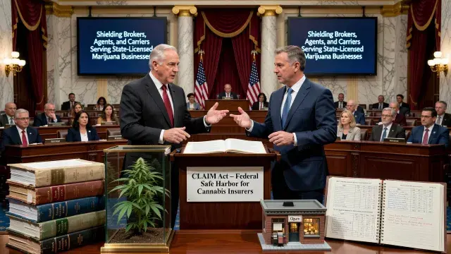 Senators Revive Bill to Shield Insurers Working With Cannabis Firms